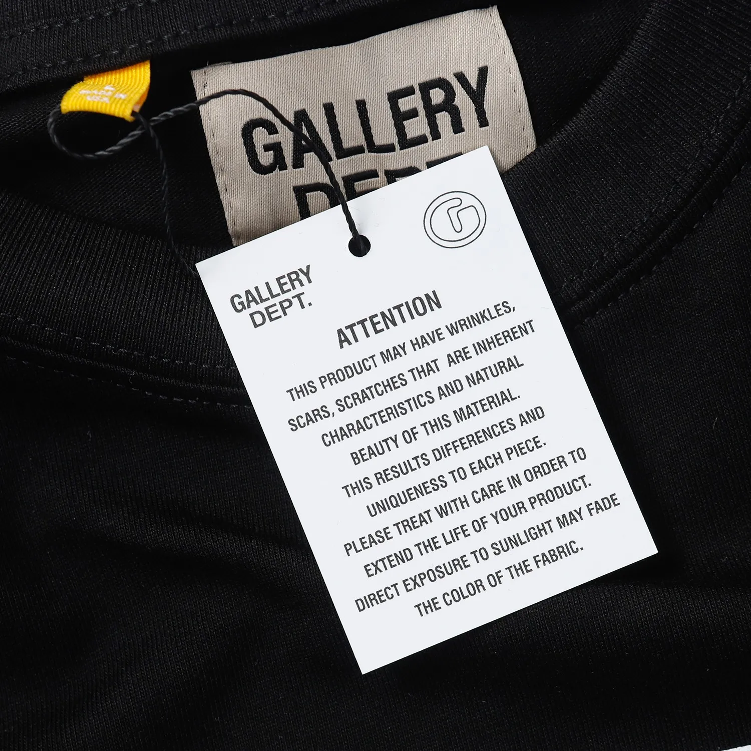 2023 GALLERY DEPT new model number: 3001#P110 color: black and white code number: S M L XL